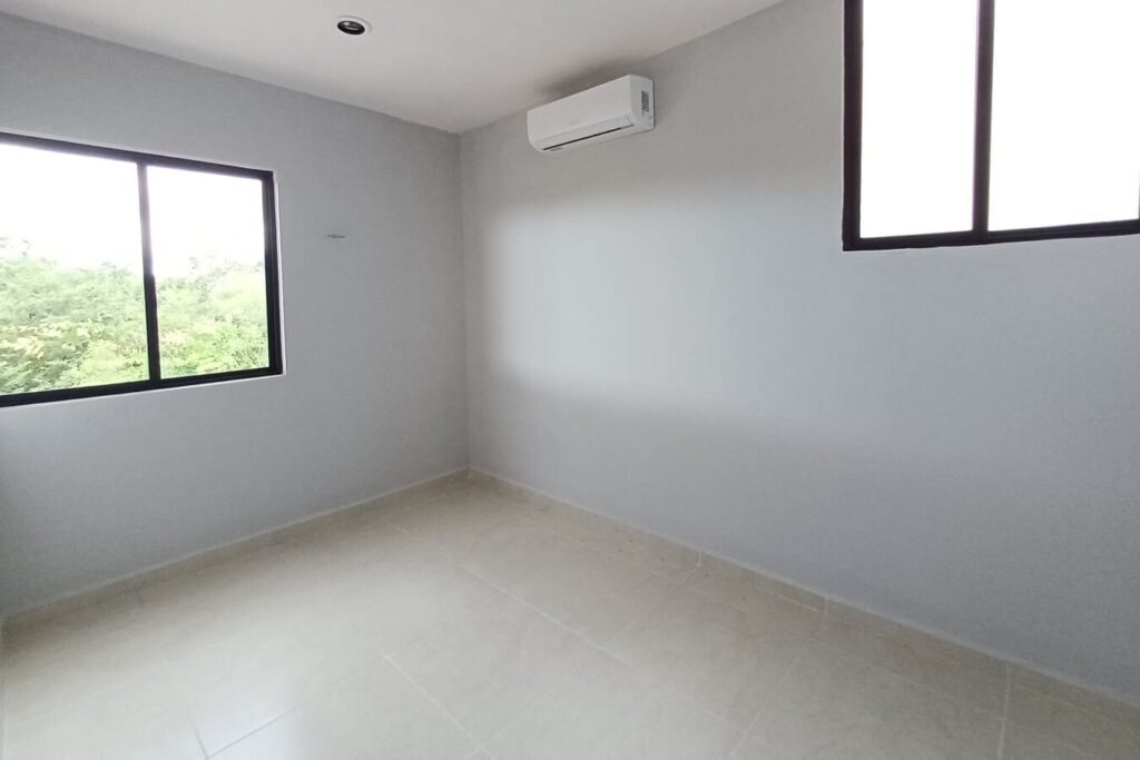 Recámara casa en venta Tixcacal cerca de Mérida